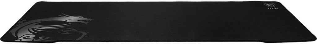MSI AGILITY GD70 - XXL Extended Gaming Mouse Pad, Silk Gaming Fabric Surface, Soft Seamed Edges, Anti-Slip Base - 900 x 400 x 3 mm