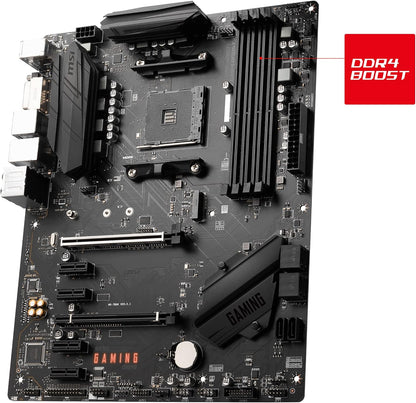 MSI B550 GAMING GEN3 Motherboard, ATX, AM4 - AMD Ryzen 5000 Ready - DDR4 Boost 4400+MHz/OC, PCIe 3.0 x16 Slots, 1 x M.2 Gen3 Slot, 1G LAN