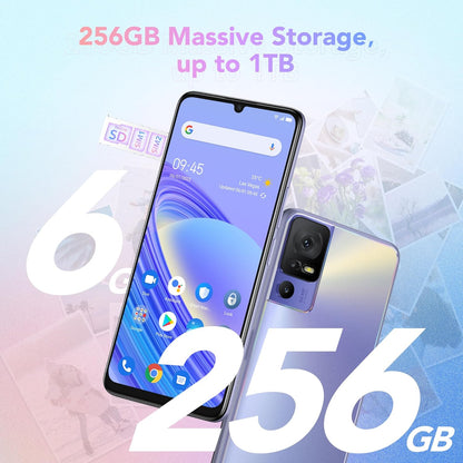 TCL 40 SE 256 GB - Smartphone 6.75 inch (90 Hz, 6 GB - 256 GB, Expandable microSD, Expandable RAM, Dual sim, Camera 50 MP, Battery 5010 mAh, Dual Stereo Speaker, Android 13. King
