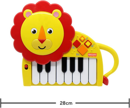 Fisher-Price Piano Leeuw - Interactief speelgoed - Spelend Leren - Kinderliedjes - Muziekinstrument
