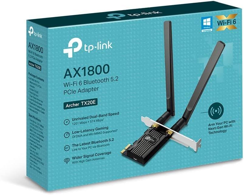 TP-LINK AX1800 PCI Express Adapter