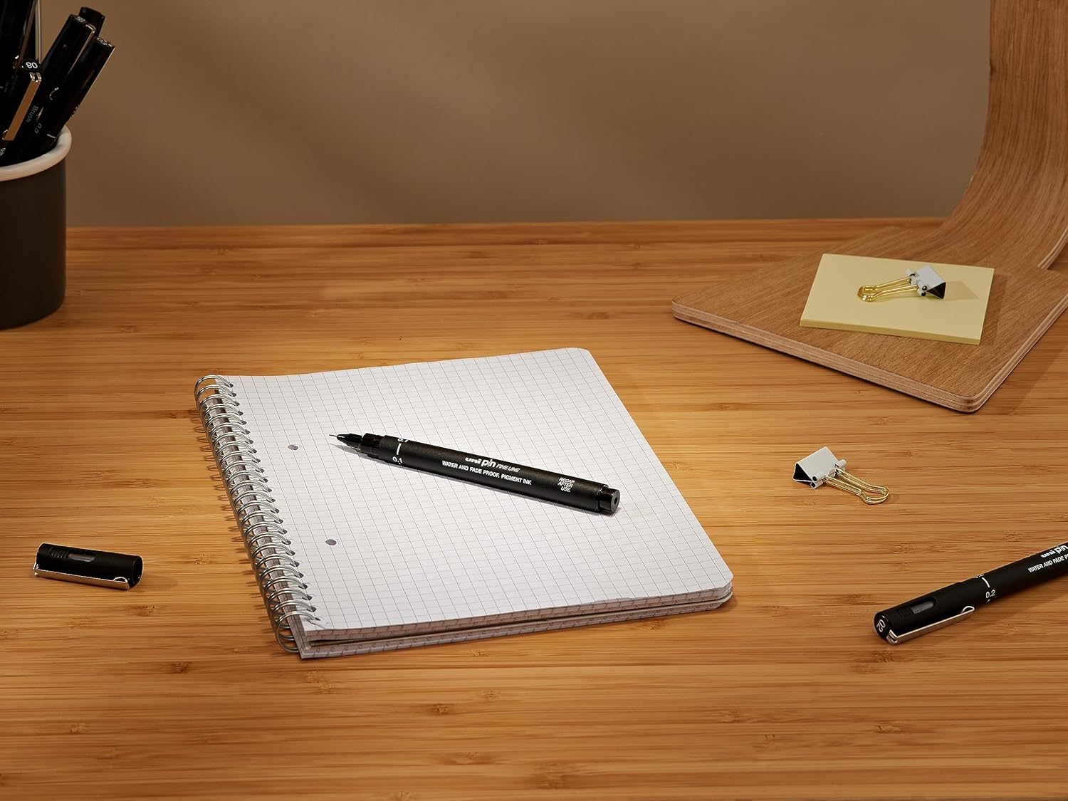 UNI PIN FINELINER DRAWING PEN SET 12 BLACK