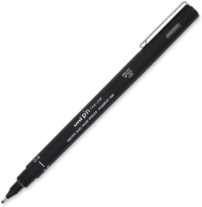 UNI-BALL PIN DRAWING PEN FINELINER ULTRA FINE LINE MARKER 0.8mm BLACK Ink -