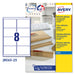 Avery Quickpeel Addressing Labels J8