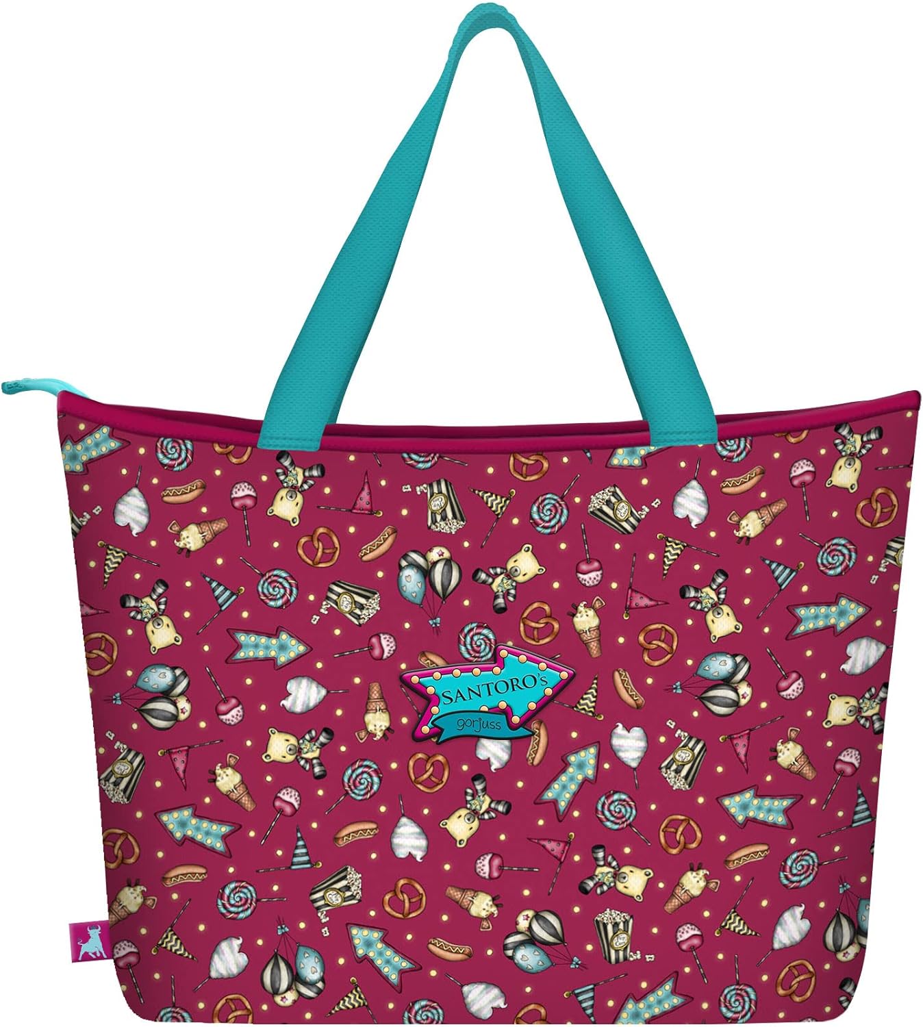 Santoro Bolso Gorjuss Fairground Fireworks 41,5X30X13Cm, Dibujo Animado, Multicolor, 41.5X30X13Cm (1132GJ02