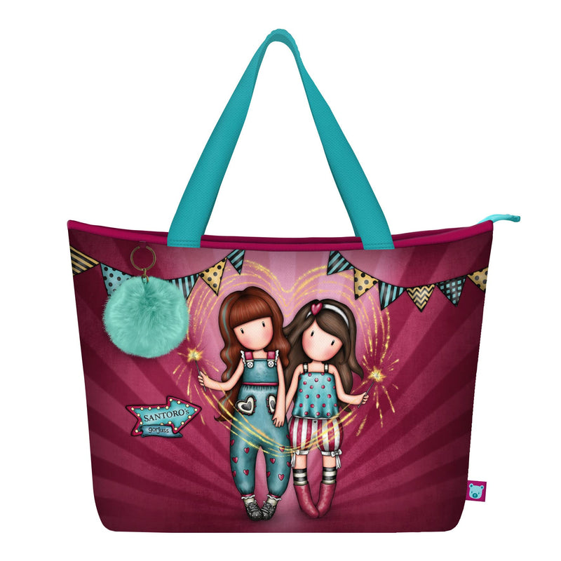 Santoro Bolso Gorjuss Fairground Fireworks 41,5X30X13Cm, Dibujo Animado, Multicolor, 41.5X30X13Cm (1132GJ02