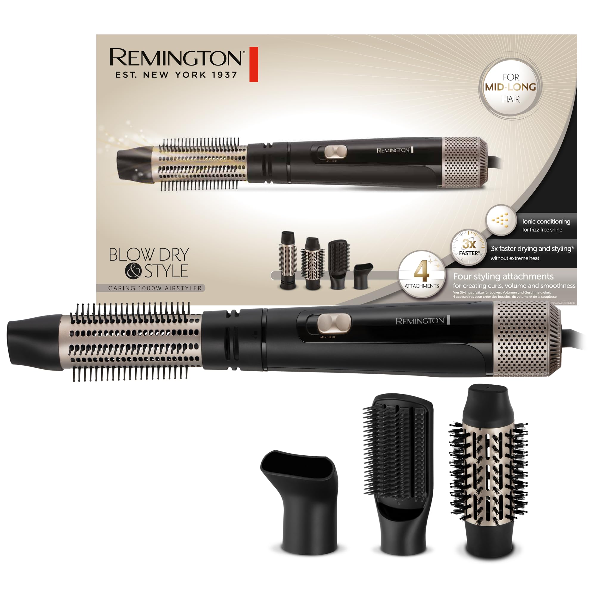 Styling Brush Remington As7500 1000 W