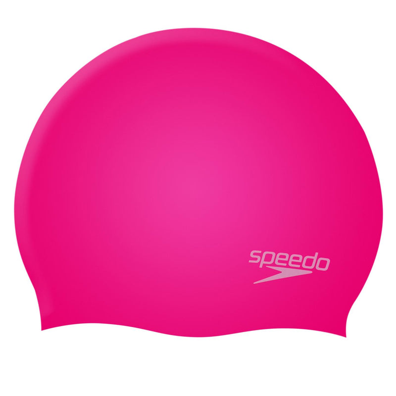 Speedo Moulded Silicone Cap Adult Pink Adult Pink