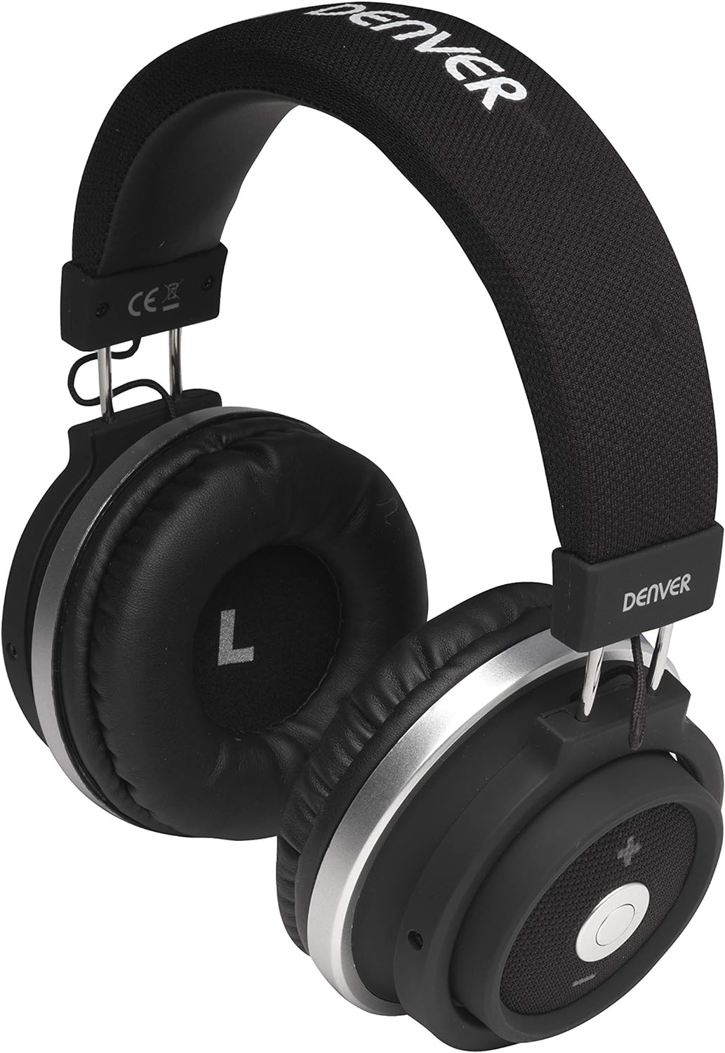 Denver BTH-250 BLACK Binaural Headset with Black Headband – Headphones and Microphones (Wireless, Headband, Binaural, Supra-aural, 350 g, Black)