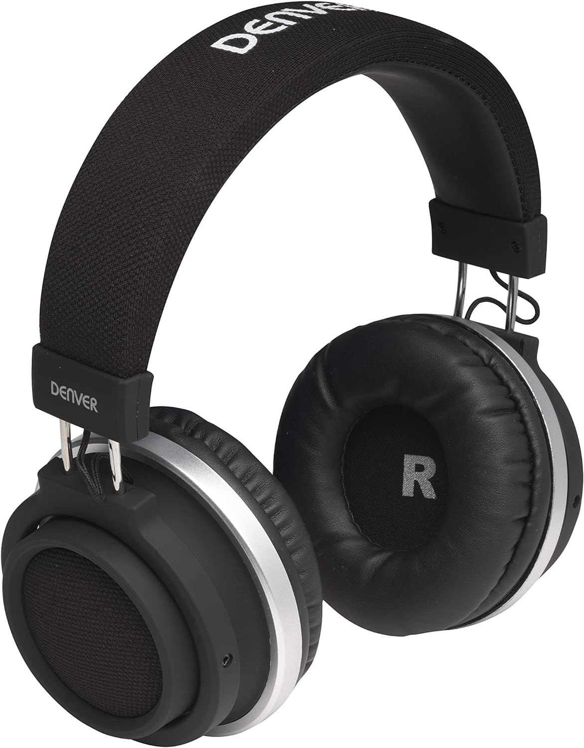 Denver BTH-250 BLACK Binaural Headset with Black Headband – Headphones and Microphones (Wireless, Headband, Binaural, Supra-aural, 350 g, Black)