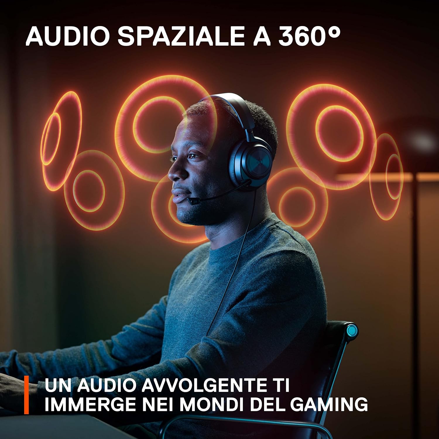 SteelSeries Arctis Nova ProMulti-System Gaming Headset - Premium Hi-Fi Drivers - Hi-Res Audio - 360° Spatial Audio - GameDAC Gen 2 - ESS Sabre Quad-DAC - Stealth Retractable Mic - PC, PS5, PS4, Switch