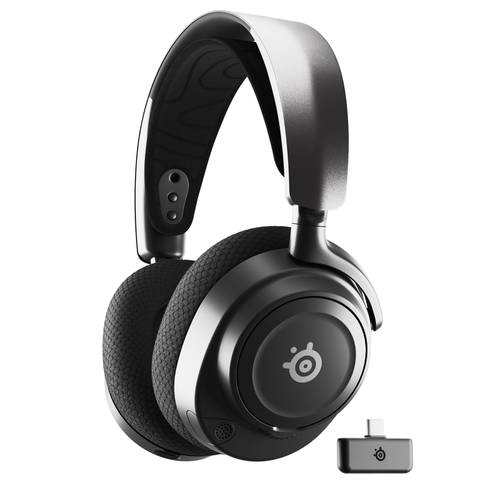 SteelSeries Arctis Nova 7 - Wireless Multi-System Gaming & Mobile Headset - Nova Acoustic System - 2.4GHz & Simultaneous Bluetooth - 38Hr Battery - USB-C - ClearCast Gen2 Mic - PC, PlayStation, Switch