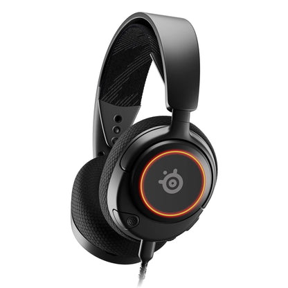 SteelSeries Arctis Nova 3 USB-C Gaming Headset for PC, PS4, PS5 & Switch - RGB Lights - Hi-Fi Drivers - 360° Spatial Audio - AirWeave Memory Foam Earcups - Super Lightweight - ClearCast Gen 2 Mic USB-
