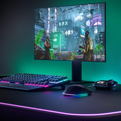 SteelSeries Aerox 3 Onyx (2022) - Super Light Gaming Mouse - 8,500 CPI TrueMove Core Optical Sensor - Ultra-lightweight 59g Water Resistant Design