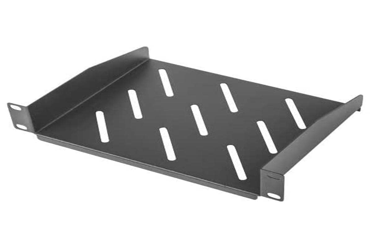 LANBERG Fixed Tray 1U 254X180MM up to 20kg Rack 10" Black