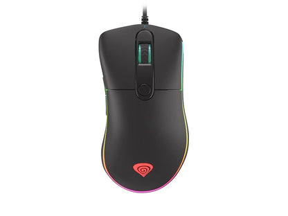 Genesis Gaming Maus KRYPTON 510 RGB kabelgeb. schw