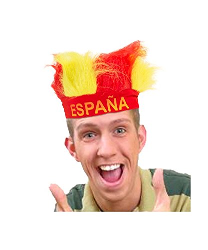 Spanish Flag Wig Hat