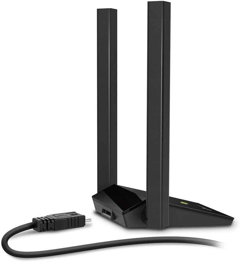 TP-Link Archer T4U Plus - AC1300 Adaptador Wi-Fi USB Dongle, Doble Banda 2.4GHz/5GHz, USB 3.0, Antenas Wi-Fi 5dBi Largo Alcance, MU-MIMO, Compatible Windows 11/10/8.1/8/7, Mac OS