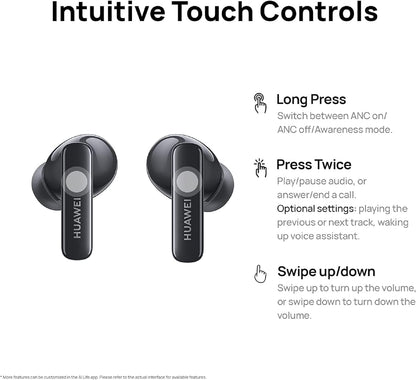 HUAWEI FreeBuds 5i Wireless Earbuds - Noise Cancelling Earphones with Long Lasting Battery Life - Bluetooth and Water Resistant in-ear Headphones with Hi-Res Sound Certified - Nebula
