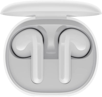 Xiaomi Redmi Buds 4 Lite Lightweight Wireless Headphones with Up to 20 Hours of Battery Life, Bluetooth 5.3, 12 mm Driver, IPX4, White (ES Version + 3 Year Warranty)