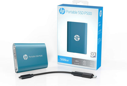 HP EXTERNAL SSD P500 500Gb USB-C 3.2 Blue