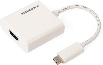 Kramer Electronics ADC-U31C/HF video cable adapter 0.17 m USB C HDMI Type A (Standard) White