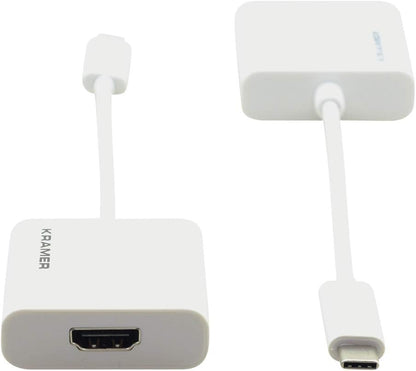 Kramer Electronics ADC-U31C/HF video cable adapter 0.17 m USB C HDMI Type A (Standard) White