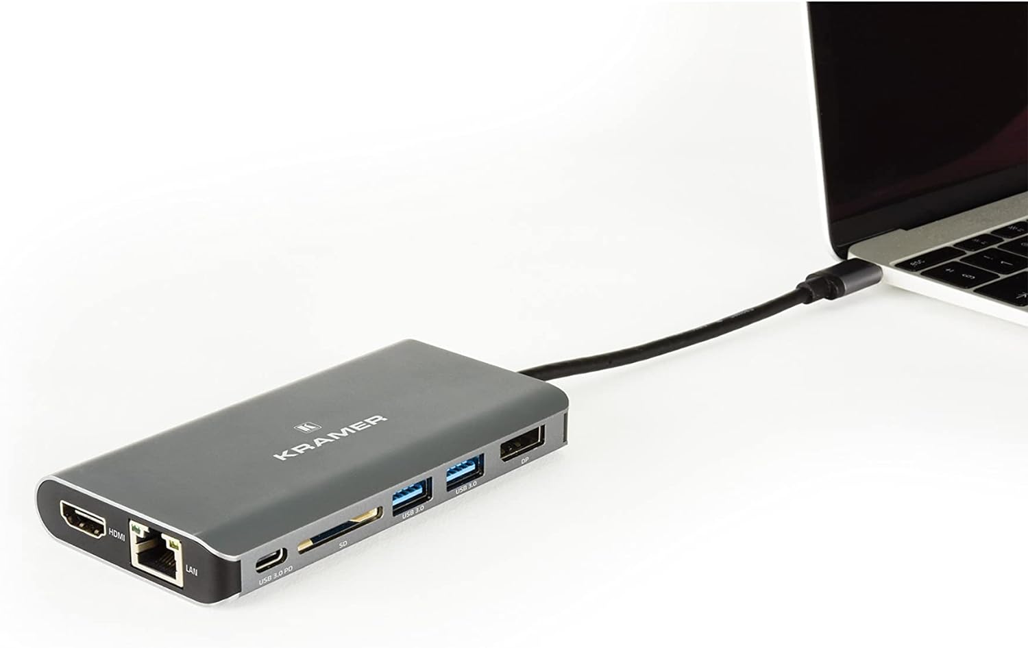 Kramer Electronics KDock-3 USB Hub Silver Grey