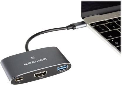KRAMER KDOCK-1 USB-C HUB MULTIPORT ADAPTER 1 USB 2.0/3.0 (91-00016099