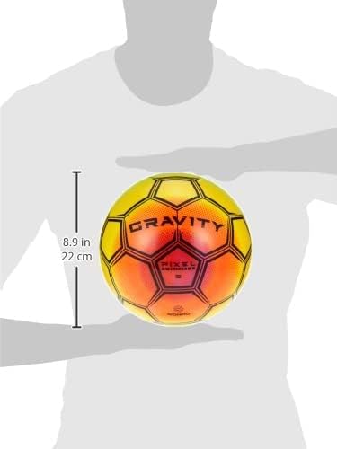 Unice Toys Gravity PVC Football (230 mm), Adults Unisex, Multicoloured (Multicoloured), One Size