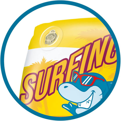 Mondo Toys – Surfing Shark - Kinder Aufblasbare Wasserspielzeuge ARM BANDS SURFING SHARK