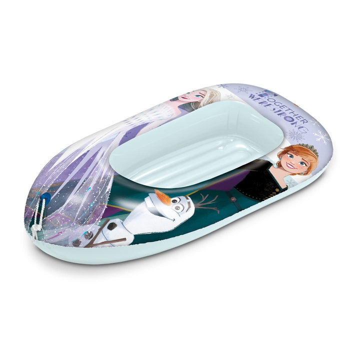 Mondo Toys - Frozen Boat - Inflatable Base Boat, Inflatable Boat, Size 112 cm - Heavy Duty PVC - 16925