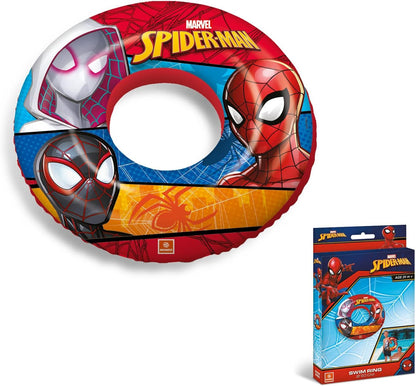 Mondo Toys - Spiderman Swim Ring - Inflatable Donut - Swim Ring - Great for Boy/Girl Use in the Pool/Sea - 16928