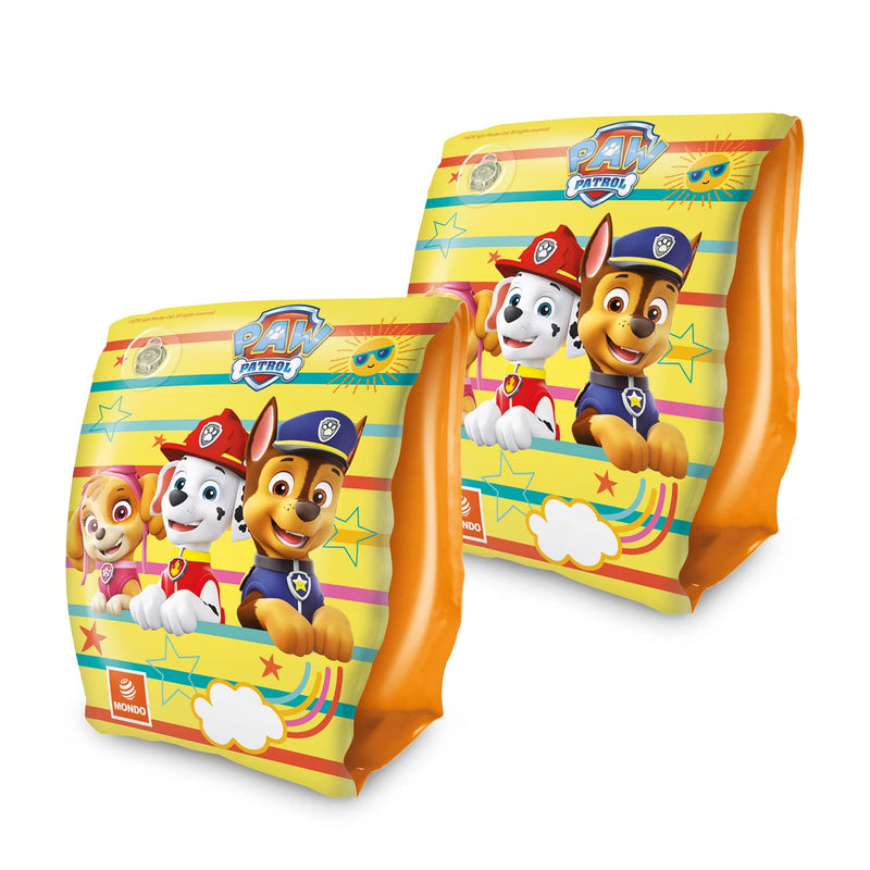 Mondo Toys - PAW PATROL Arm Bands - Children's Safety Armrests - PVC Material - Suitable for children from 2 to 6 years with weight 6-20 kg - 16934