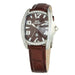 Chronotech Women's Stainless Steel Quartz Watch with Leather Strap, Brown, 18 (Model: CT7988LS-63