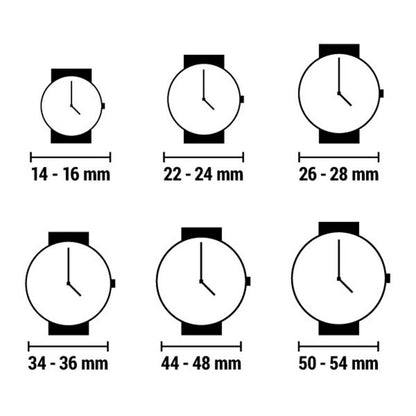 Chronotech Women's Stainless Steel Quartz Watch with Leather Strap, Brown, 18 (Model: CT7988LS-63