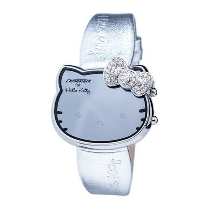 Chronotech Women's Digital Quartz Watch with Leather Strap