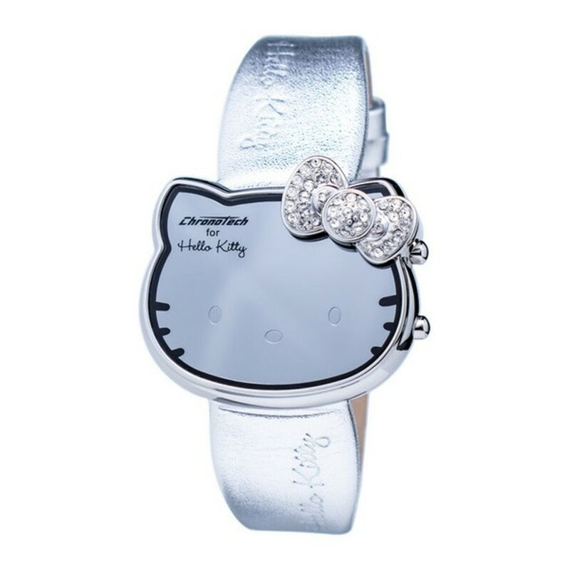 Chronotech Women's Digital Quartz Watch with Leather Strap