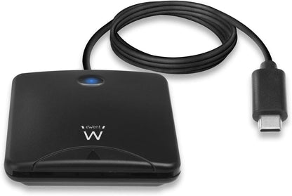Ewent EW1055 Smart Card Reader USB-C Smart Card Reader USB Type C, CNS and TNS USB C Reader