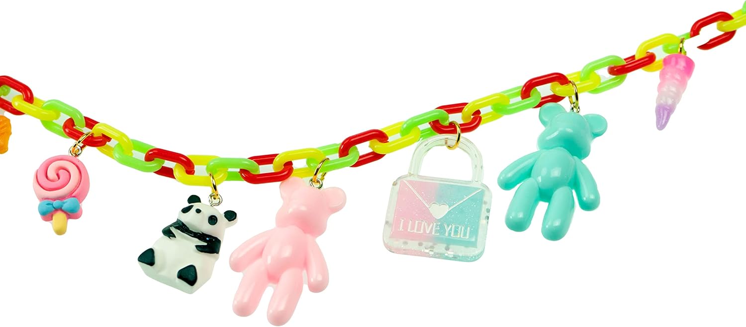 Nice Group Group-87017 Perline ABC Funny Charms Suprise, Kit per Braccialetti e Collane per Bambini, 1 scatolina a Sorpresa, Multicolore, Small, 87017