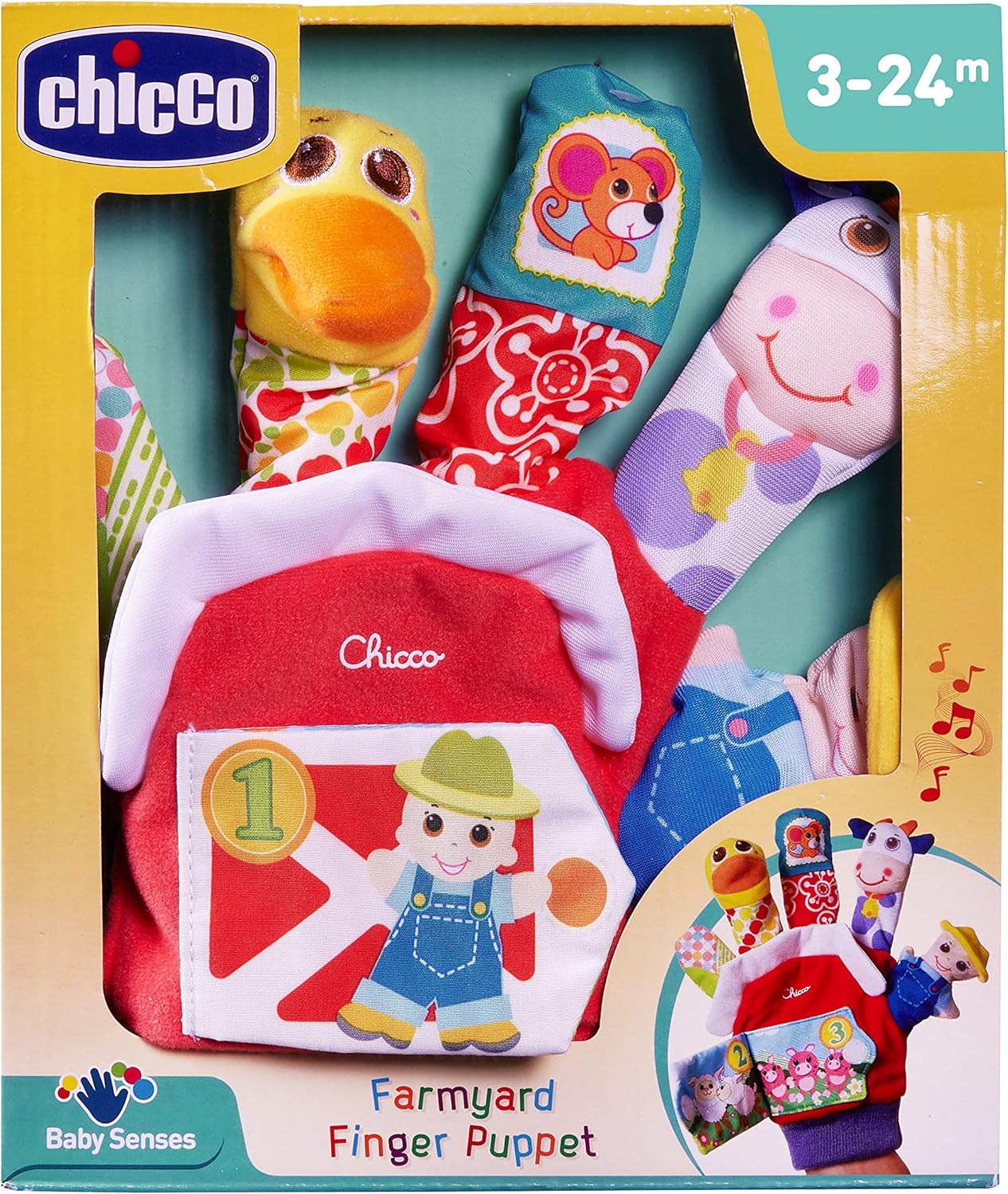 chicco Game Glove Farm Animals, 7651