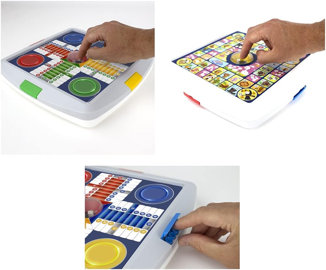 Chicos 64001 Automatic Parchis/Goose with Lid