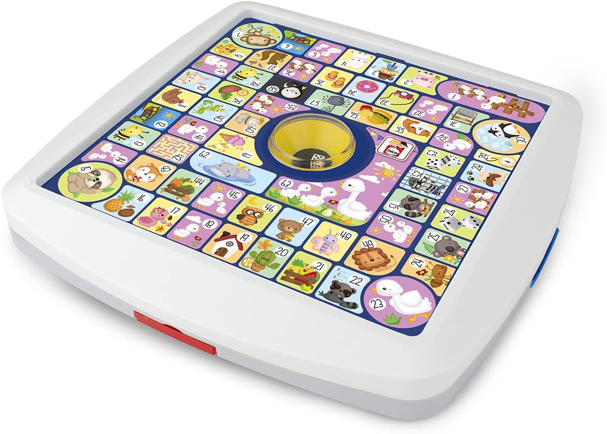 Chicos 64001 Automatic Parchis/Goose with Lid