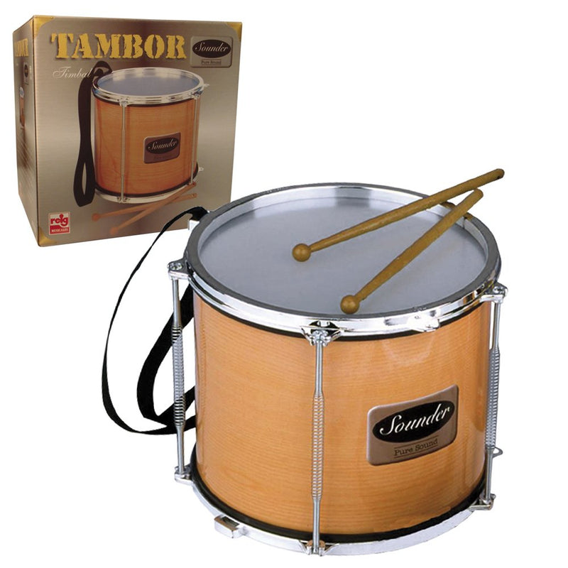 Claudio Reig Timbal Sounder Metalizado Tambor de Juguete, Multicolor, Talla única (72-732