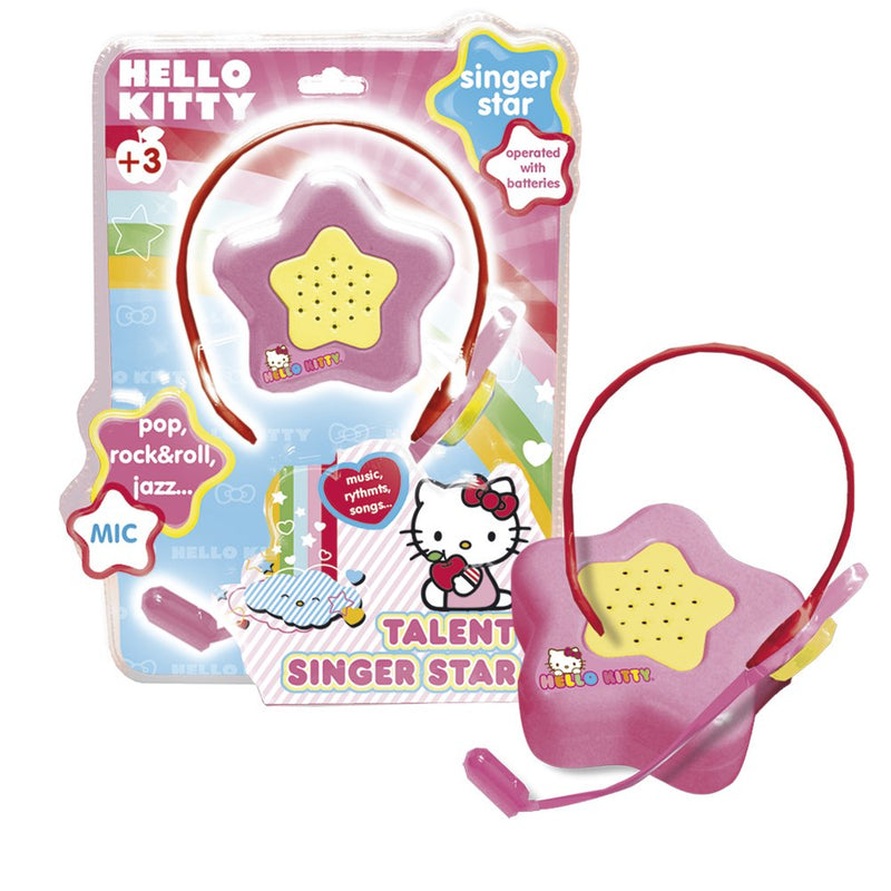 Claudio Reig- REIG Hello Kitty Micrófono con amplificación, Multicolor, Juguete (1500