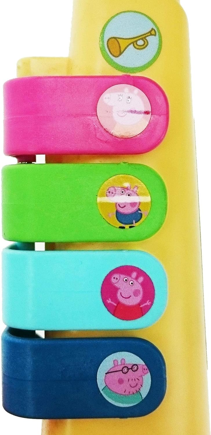 Peppa Pig saxofon de Juguete, Multicolor (Claudio Reig 2338.0