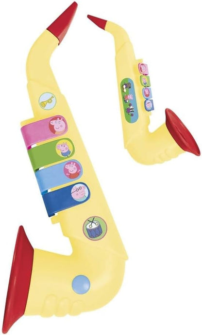 Peppa Pig saxofon de Juguete, Multicolor (Claudio Reig 2338.0