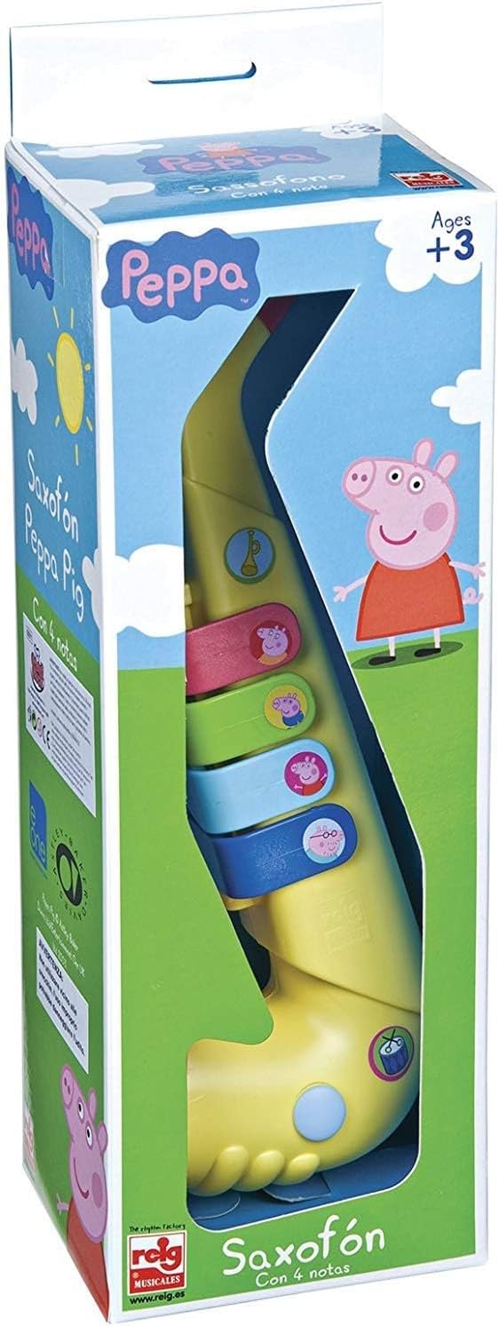 Peppa Pig saxofon de Juguete, Multicolor (Claudio Reig 2338.0