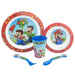 `Super Mario - 5 Pcs Micro Set - Plate, Bowl, Tumbler, Cutlery`