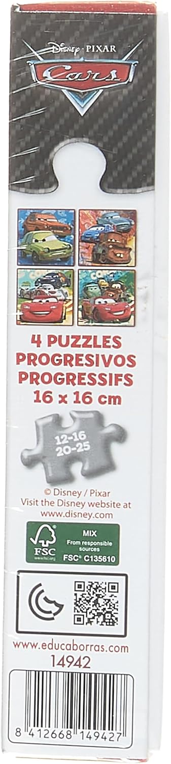 Educa Borras Progressive Puzzle Cars 2